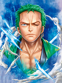 zoro x luffy x sanji 3D Tableau