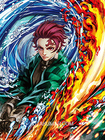 Demon Slayer - Tanjiro 3D Tableau