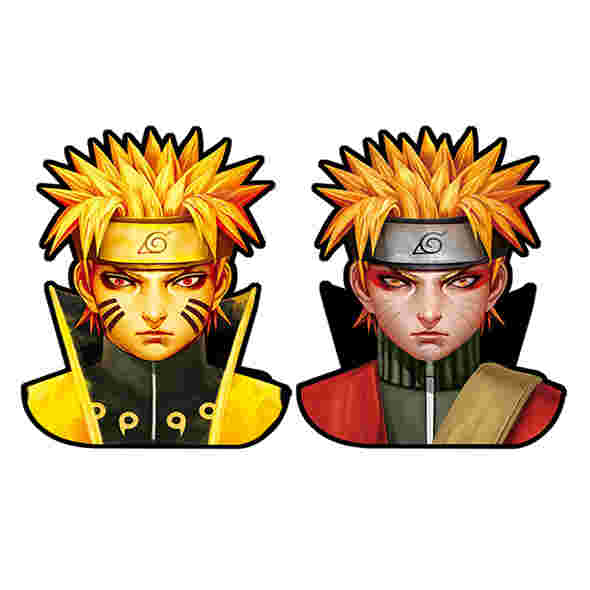 Naruto uzumaki x Naruto - AUTOCOLLANT ANIME 3D