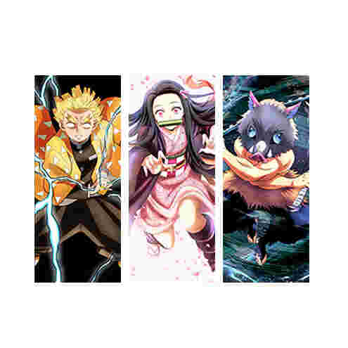 Zenitsu x Inosuke - AUTOCOLLANT ANIME 3D