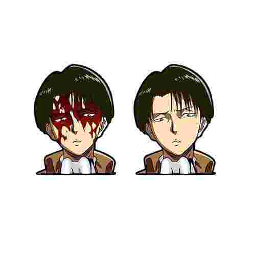 Levi Ackerman - AUTOCOLLANT ANIME 3D