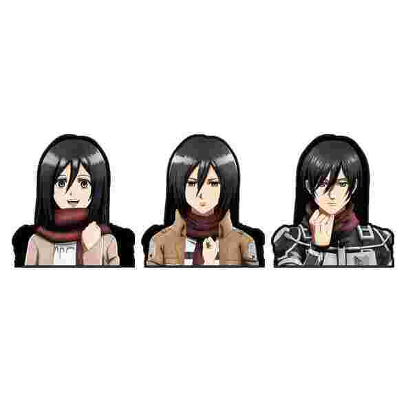 MIKASA - AUTOCOLLANT ANIME 3D